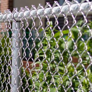 Photo of galvanized chain link fence in Oklahoma City, OK