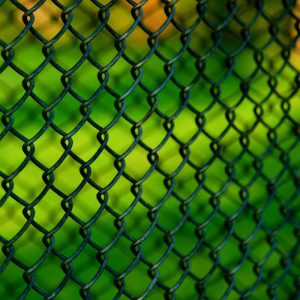 Photo of vinyl coated chain link fence in Oklahoma City, OK