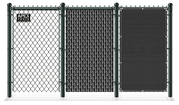 Chain Link Semi-Privacy Fencing in Oklahoma City