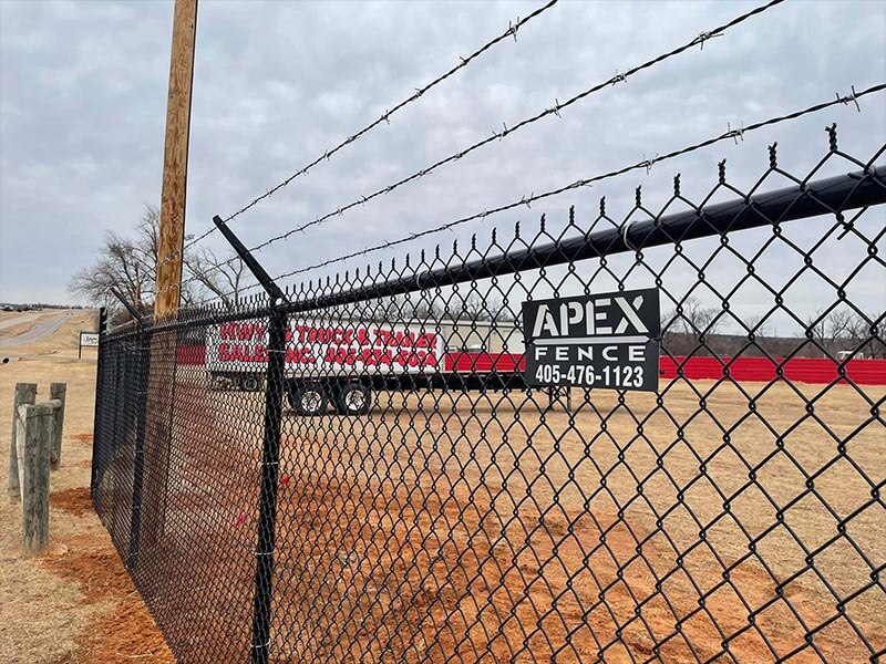 Oklahoma City commercial chain link fence