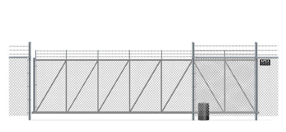 Chain Link Cantilever Gates Solutions - Oklahoma City