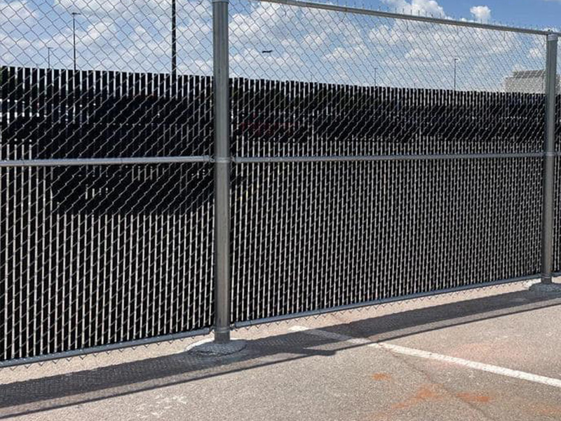 Mustang Oklahoma chain link privacy fencing