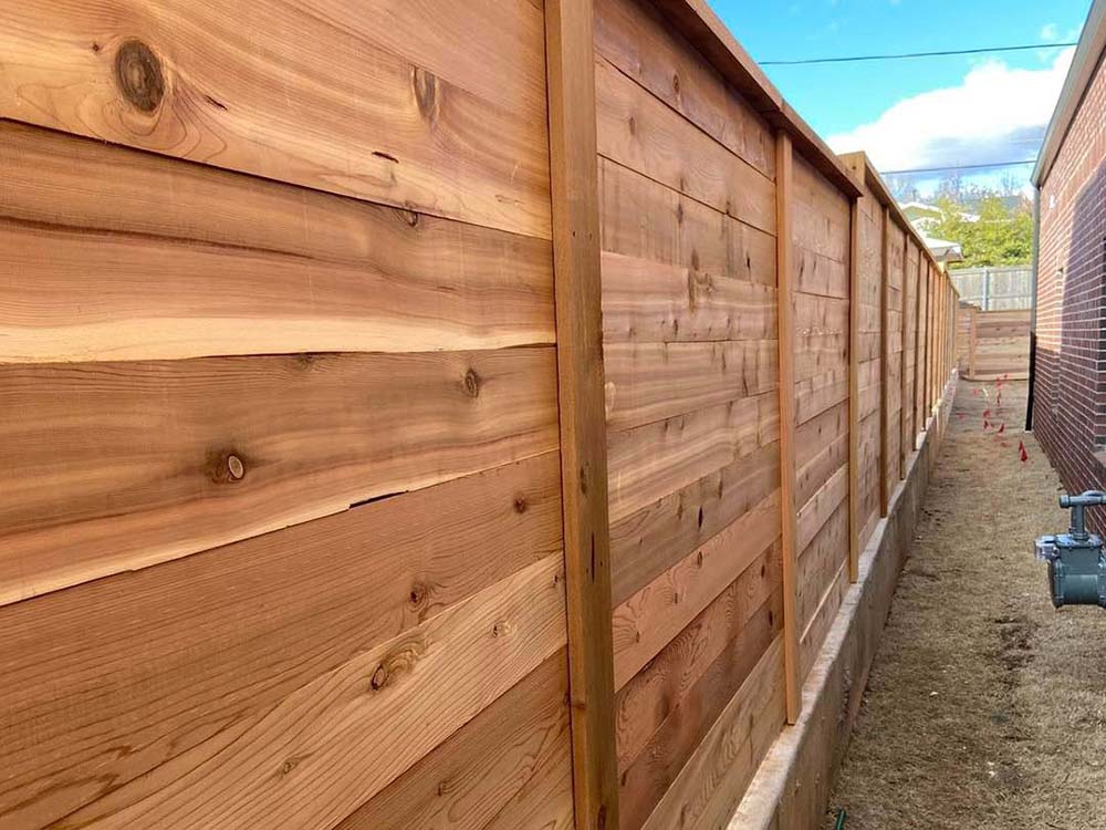 wood fence Nichols Hills Oklahoma